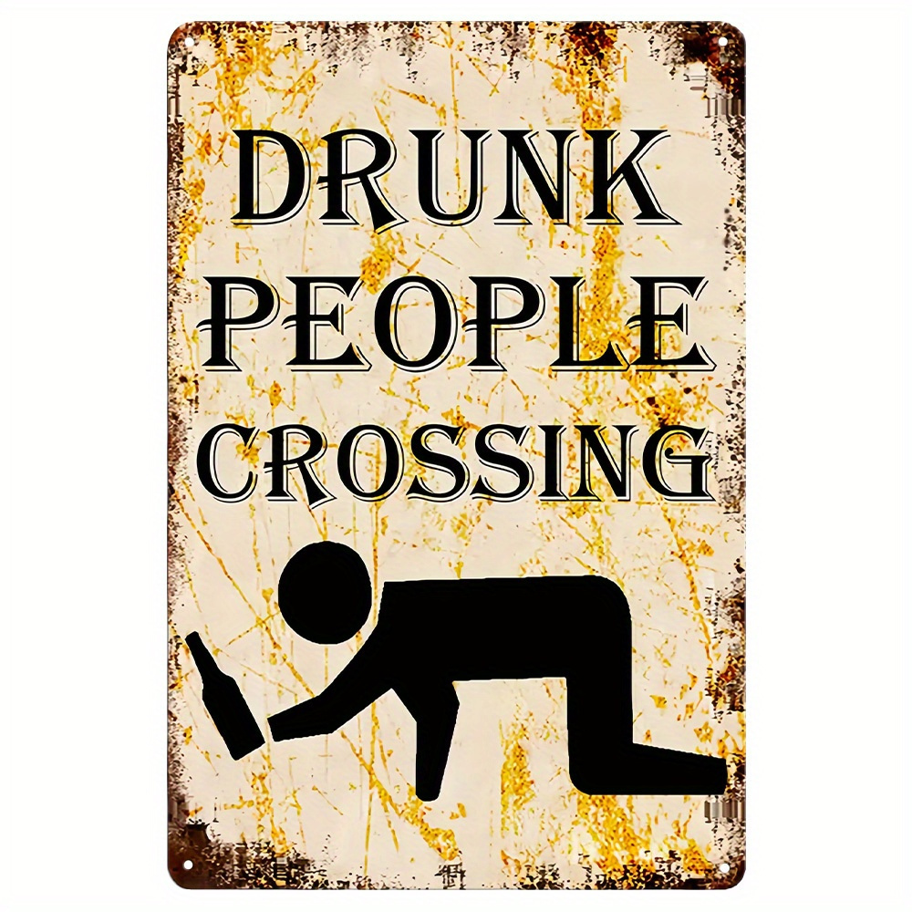 Home Bar And Restaurant - DRUNK PEOPLE CROSSING