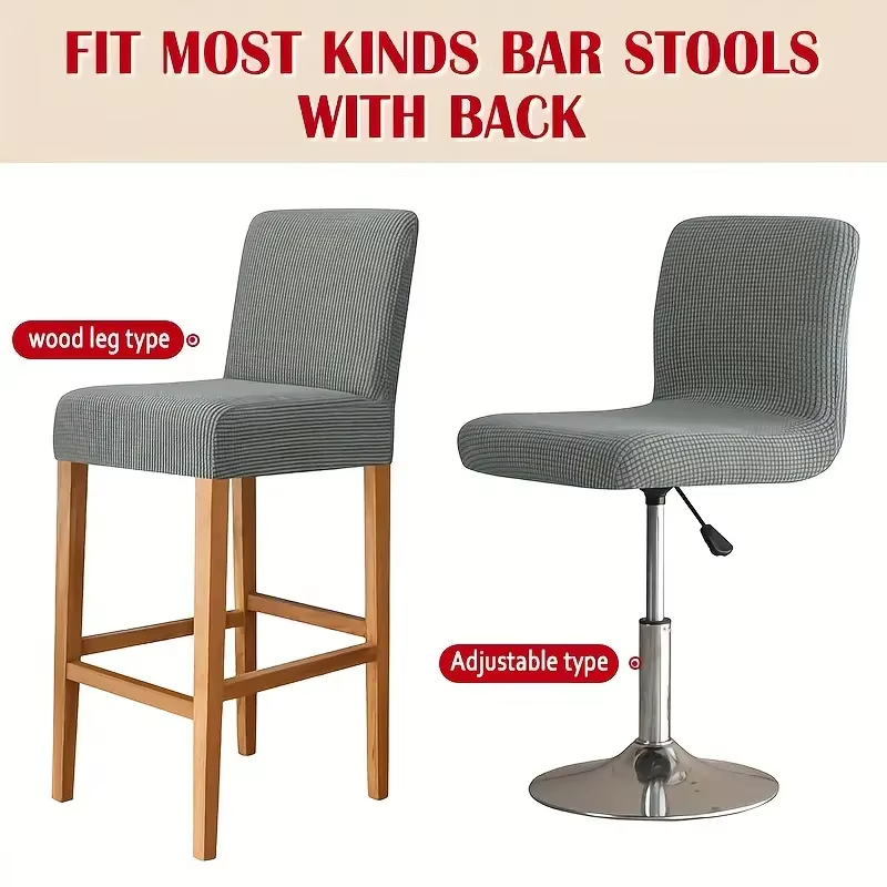 Jacquard Bar Stool Chair Cover - Home Bar Seating 评论和价格