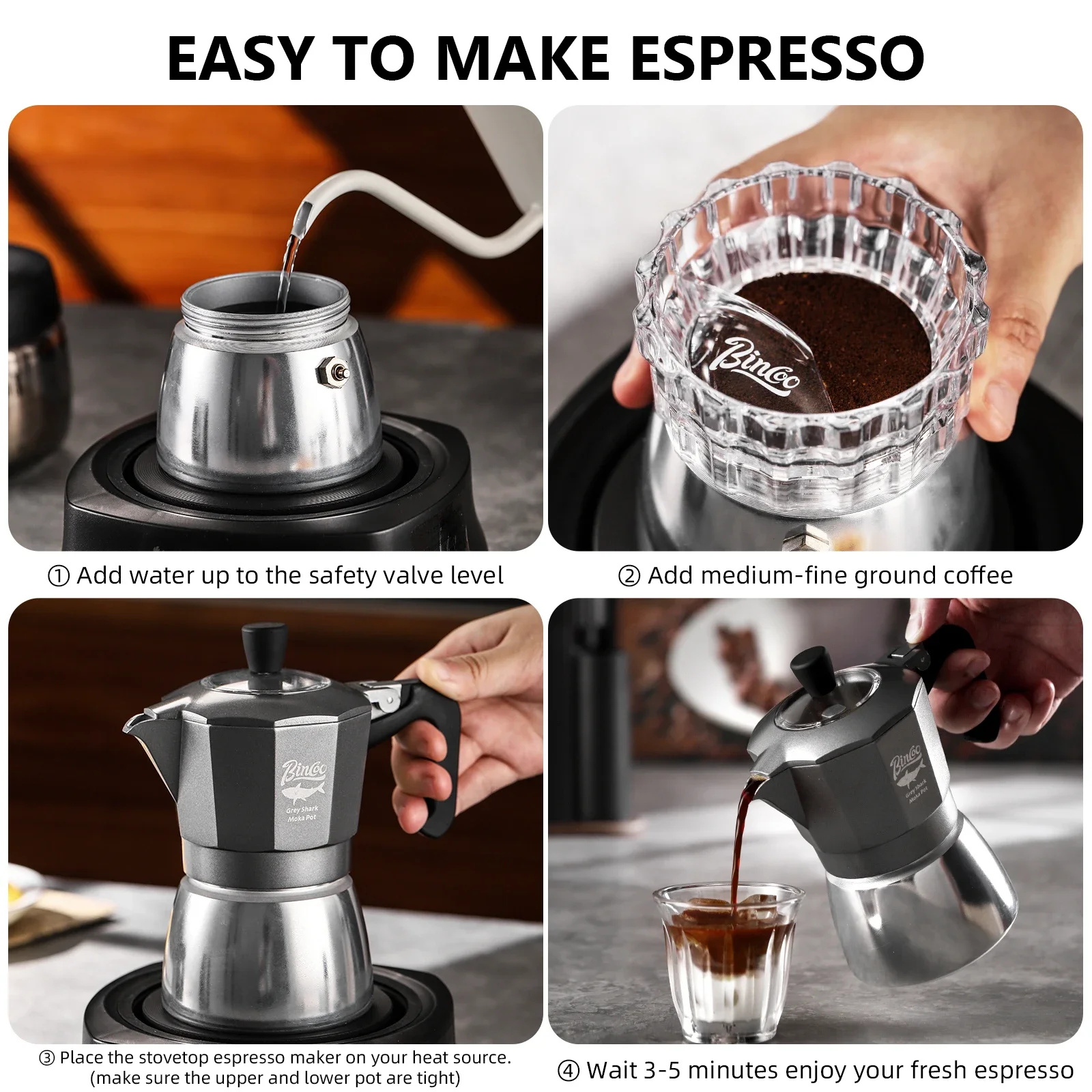 Bincoo 2 Cups Double Valve Mok - Home Barista 评论和价格