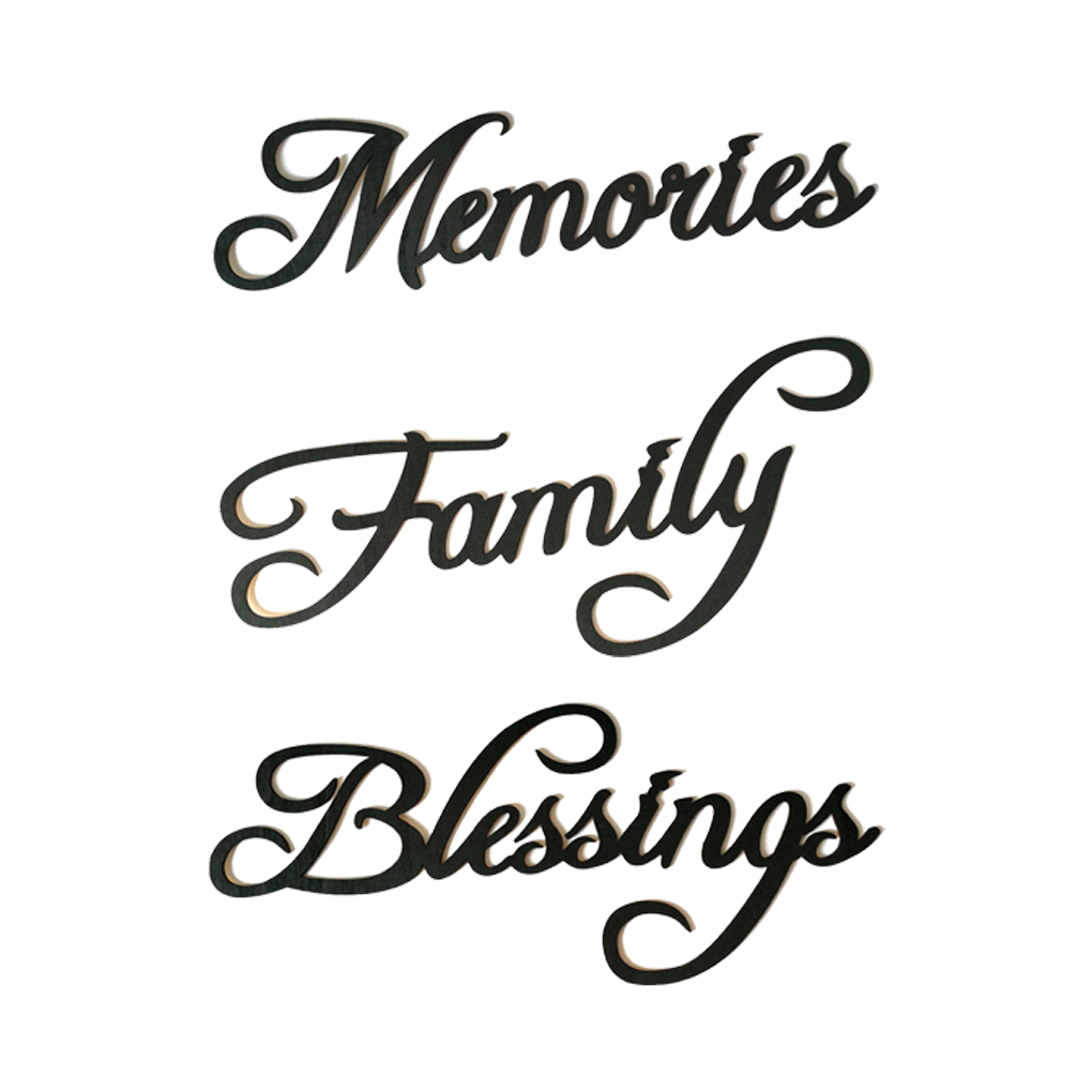 Family Memories Blessings Lett - Home Bar Word 评论和价格