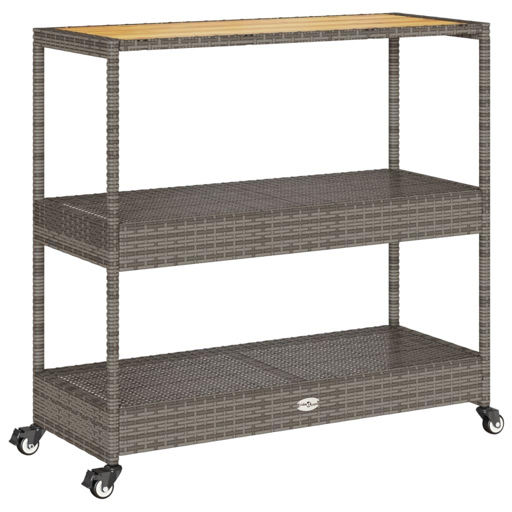3-Tier Outdoor Bar Cart, Mobil - Home Bar Shelves 评论和价格