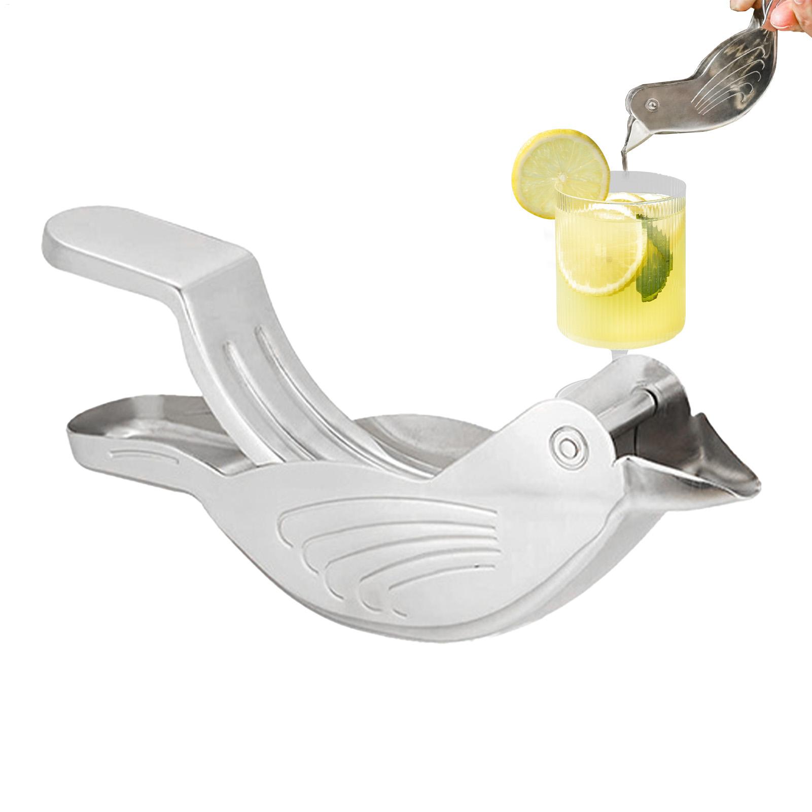 Silver Bird Shape Lemon Juicer - Citrus Juicer Bar 评论和价格