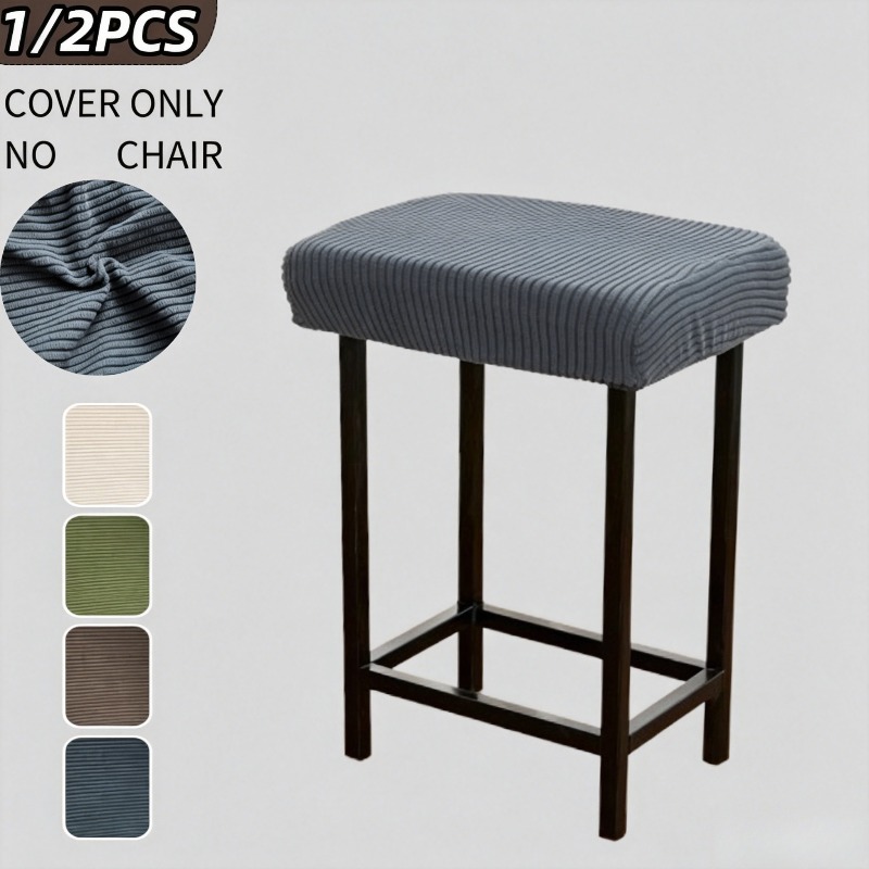 1/2pcs Bar Stool Cover Elastic - Home Bar Seating 评论和价格