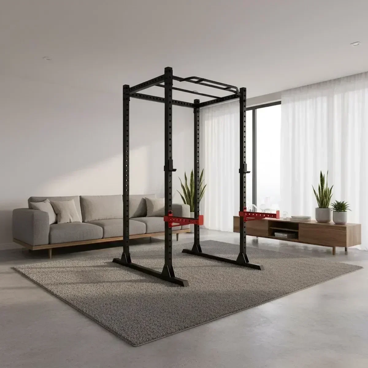 Adjustable Home Gym Squat Rack - Home Bar And Gym 评论和价格