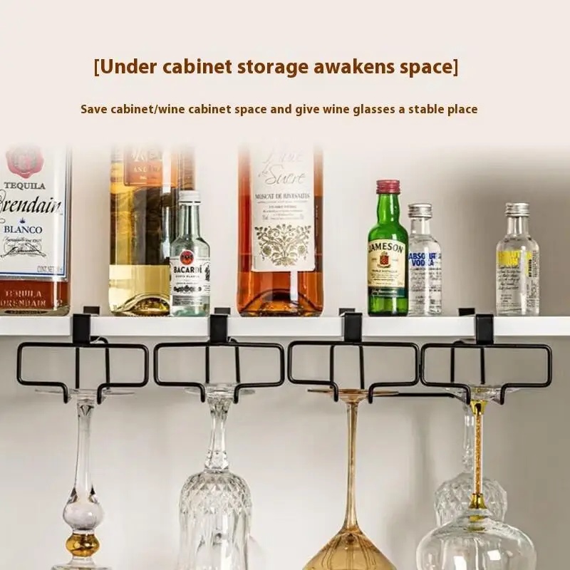No Drilling Metal Red Wine Gla - Home Bar Shelves 评论和价格