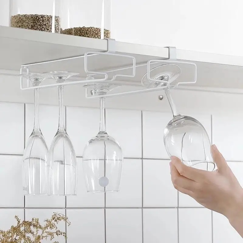 No Drilling Metal Red Wine Gla - Home Bar Shelves 评论和价格