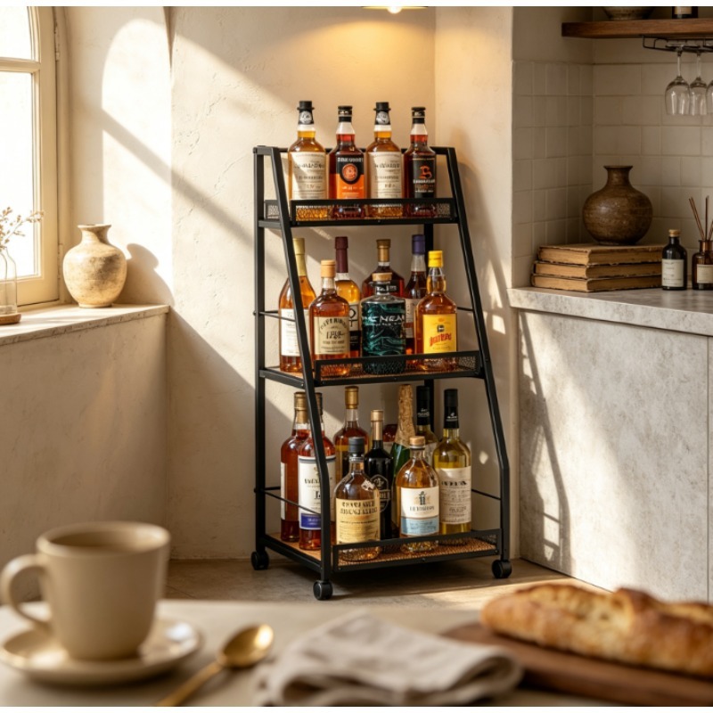 3-Tier Ladder Wine Rack Freest - Home Bar Shelves 评论和价格