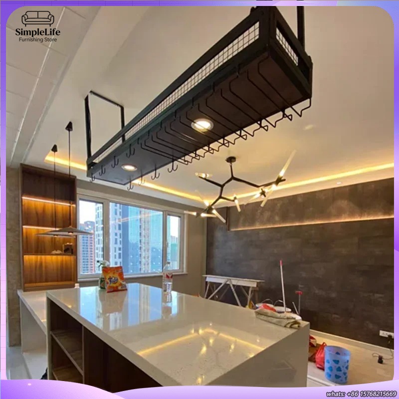 Open Wine Rack Bar Cabinet wit - Home Bar Shelves 评论和价格