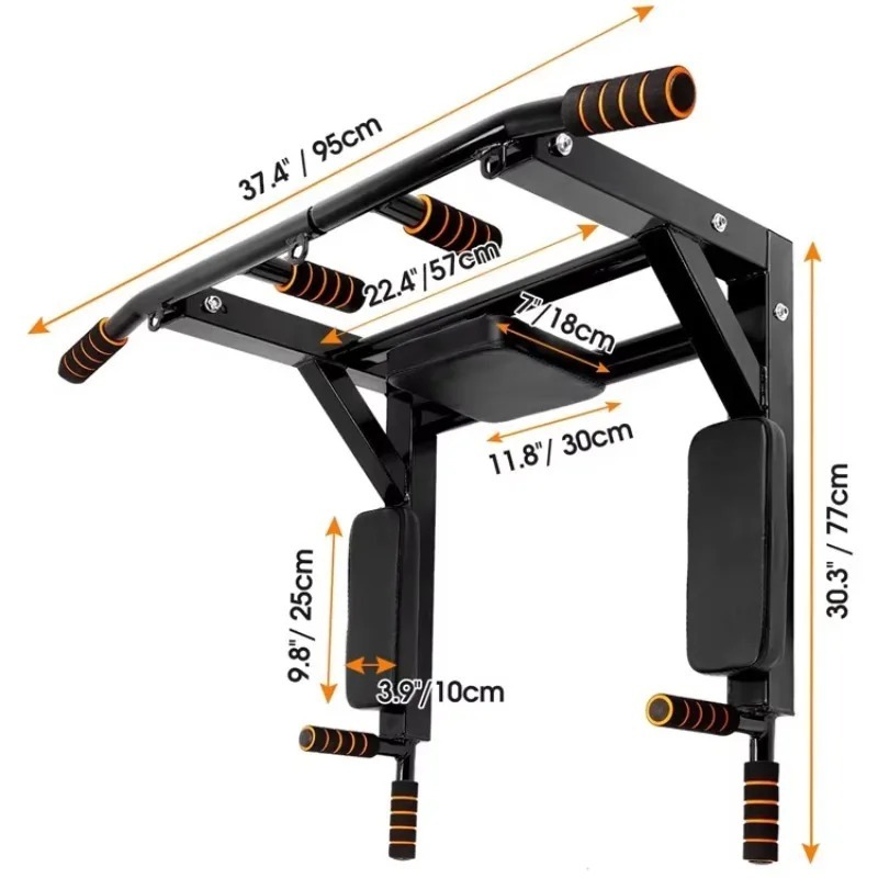 Wall-Mounted Pull-Up Bar for I - Home Bar And Gym 评论和价格
